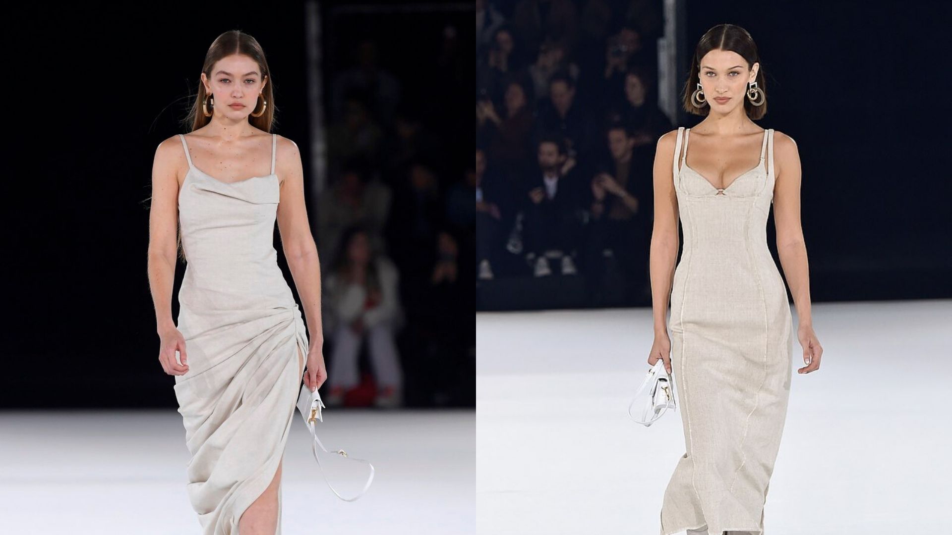 Gigi And Bella Hit The Catwalk At Jacquemus' Menswear Show In