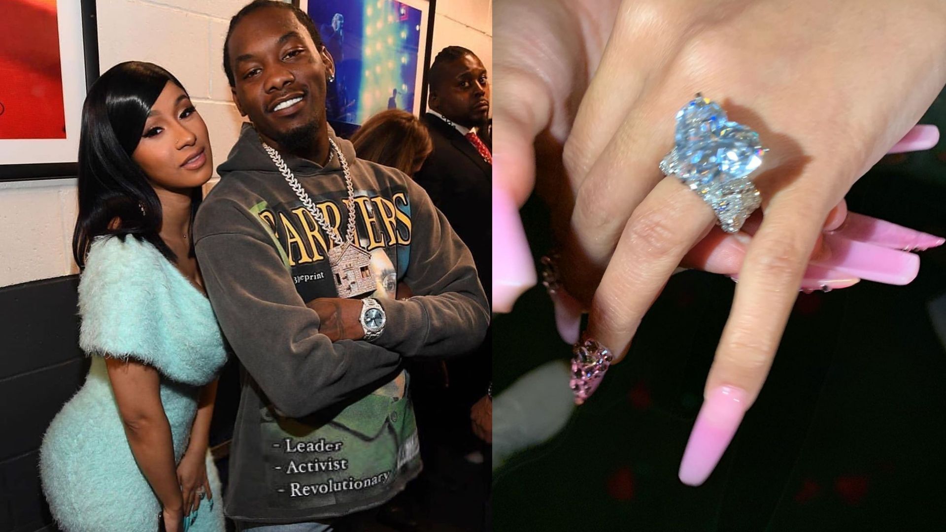 Offset Gifts Cardi B A Diamond Ring | Harper's Bazaar Arabia