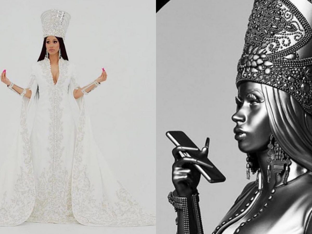 A Statue Of Cardi B Wearing An Arab Designer Just Went Up In Brooklyn