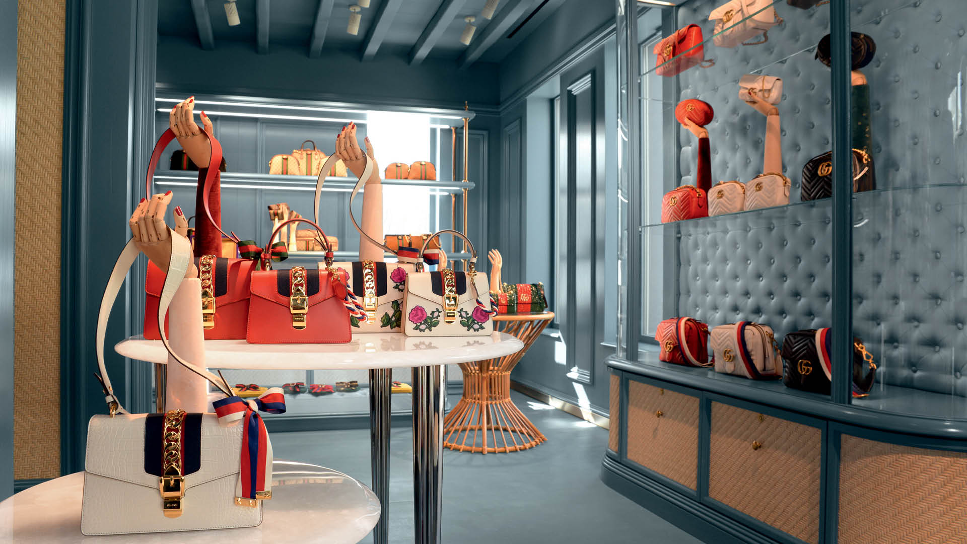 Bulgari pop up store on Mykonos seen in a photo from the Nammos