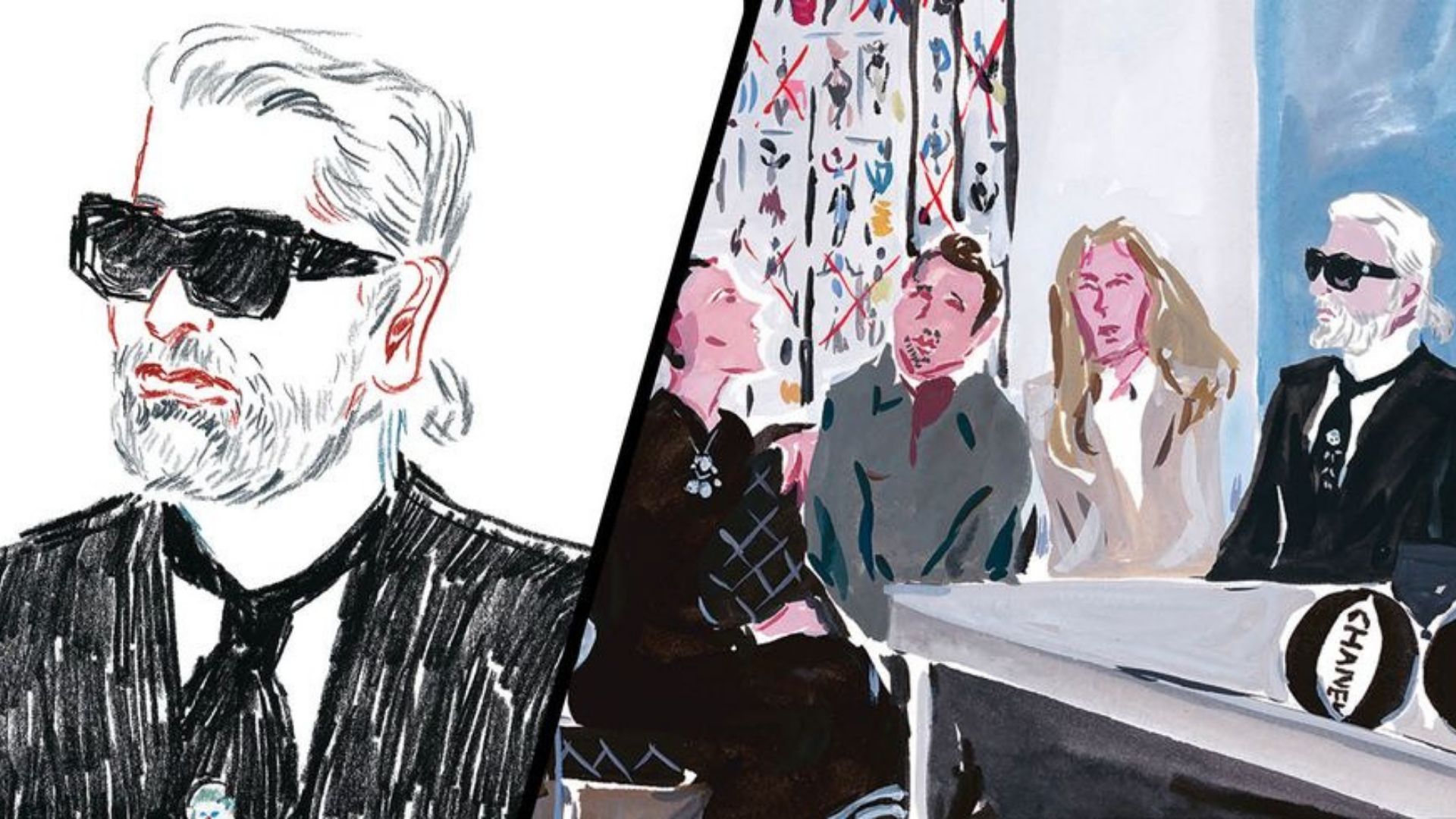 A New Illustrated Chanel Book Pays Homage To The Late Karl Lagerfeld