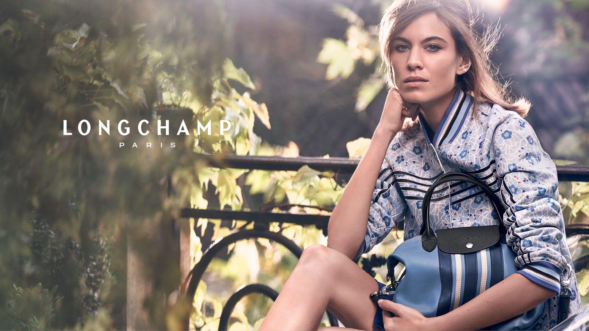 Alexa Chung Returns As The Face Of Longchamp