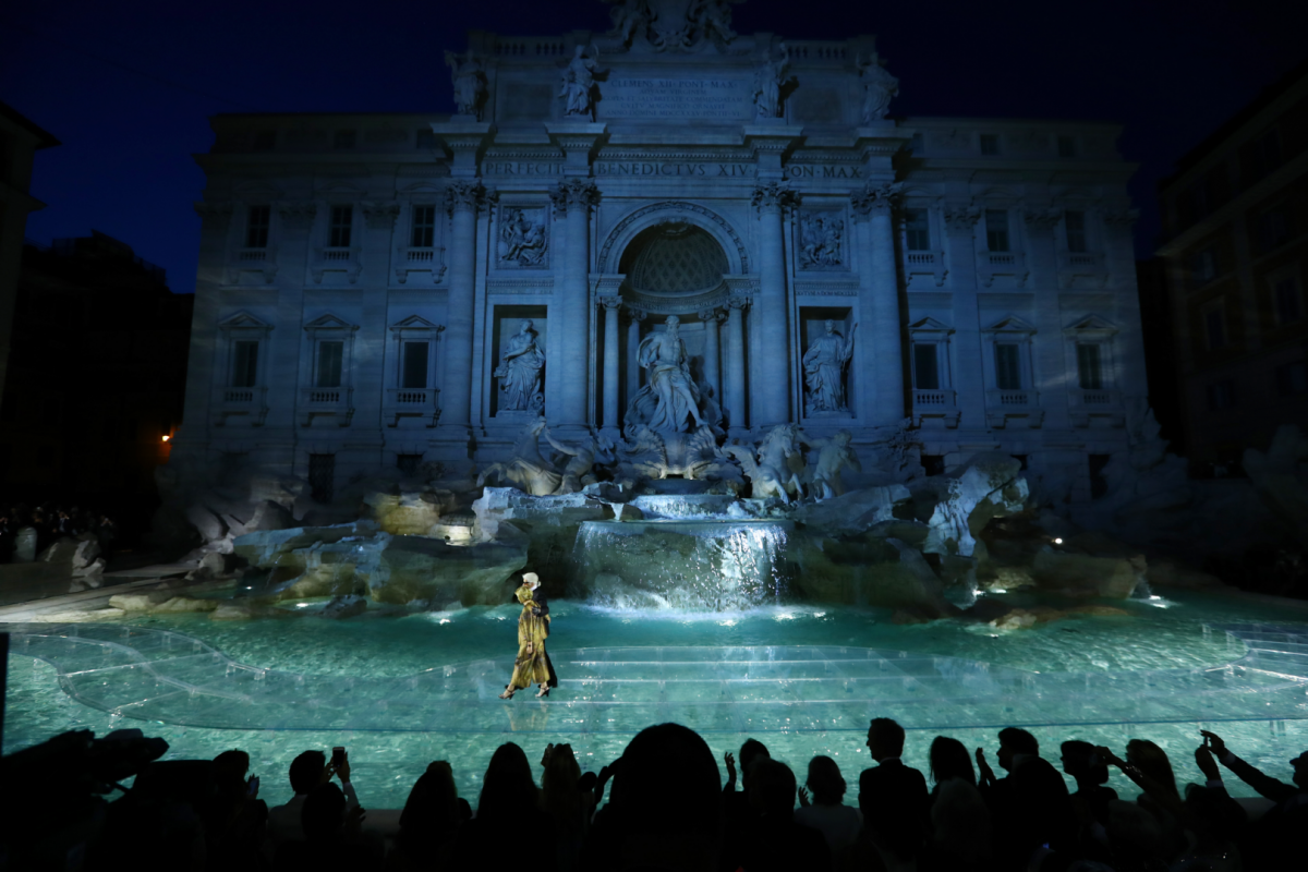 Go Behind-The-Scenes At Fendi's 90th Anniversary Show At The Trevi ...