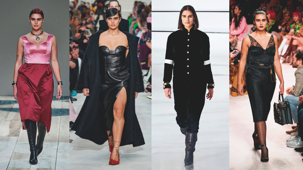 Jill Kortleve walks runway in Chanel Fall 2022 haute couture show