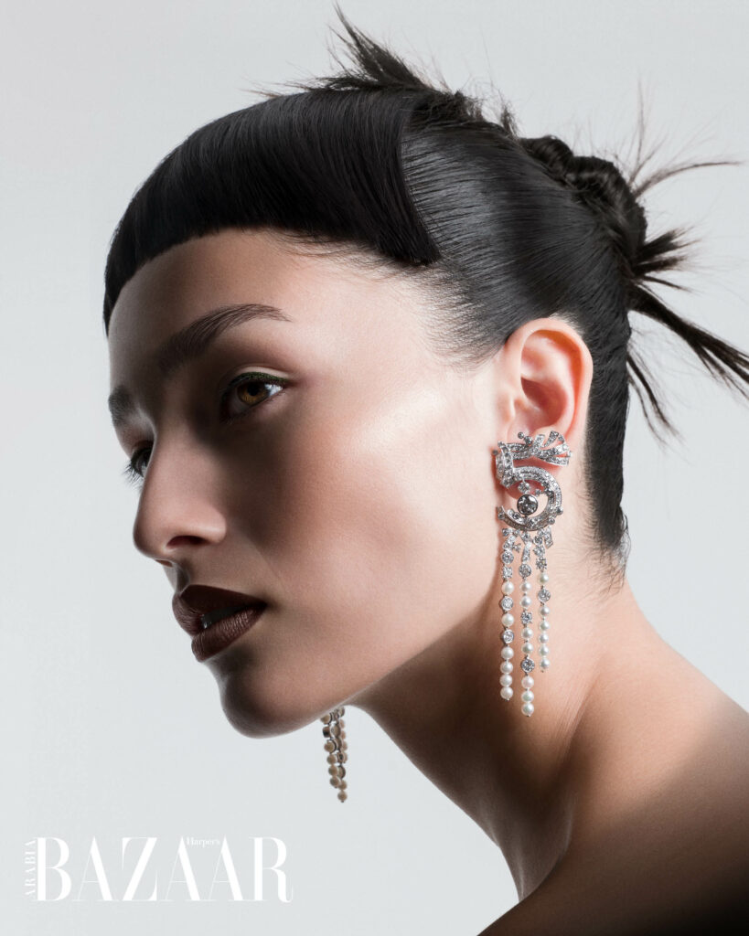 CHANEL - VU: the CHANEL Fine Jewelry earrings. Worn on