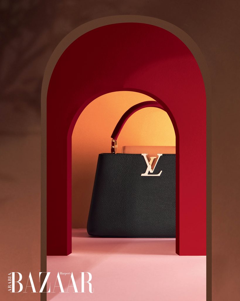 Handbags Louis Vuitton Capucines Bb Flower Power Jade Snow