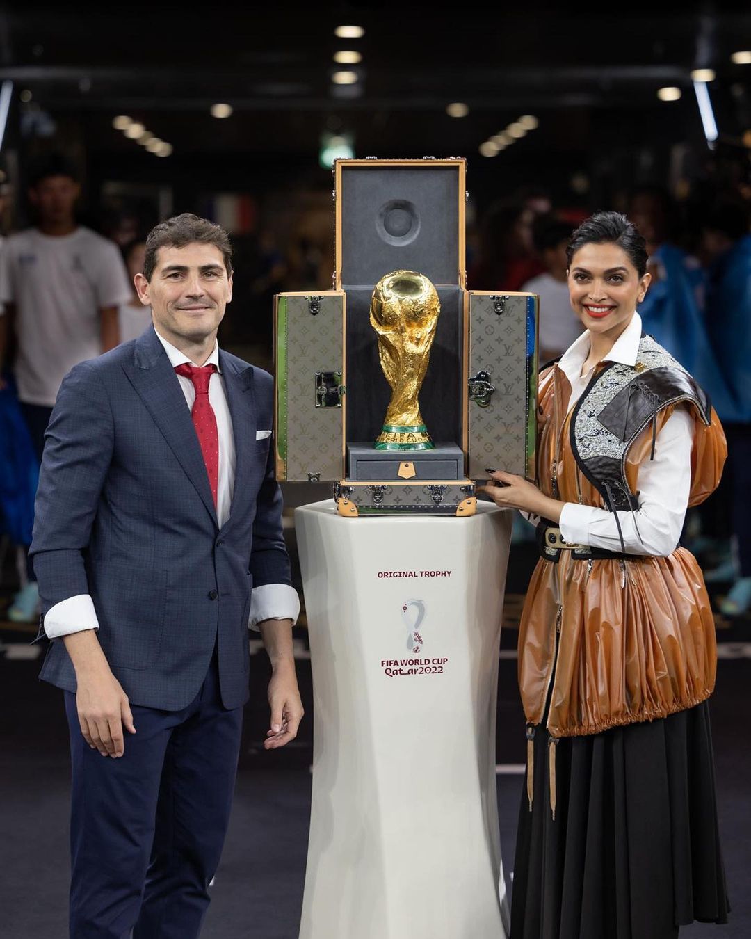 Travelling in style: the World Cup trophy has its own custom-made Louis  Vuitton case