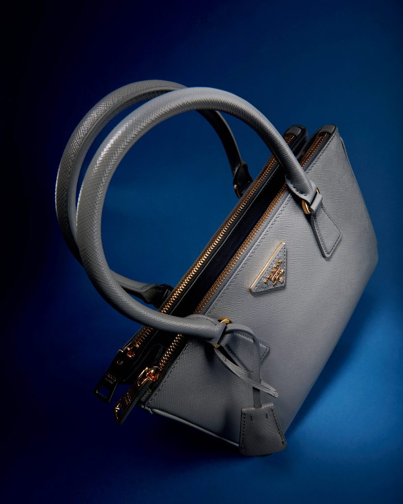 PRADA Vintage Saffiano Lux Double Zip Galleria Tote Bag - A Retro Tale