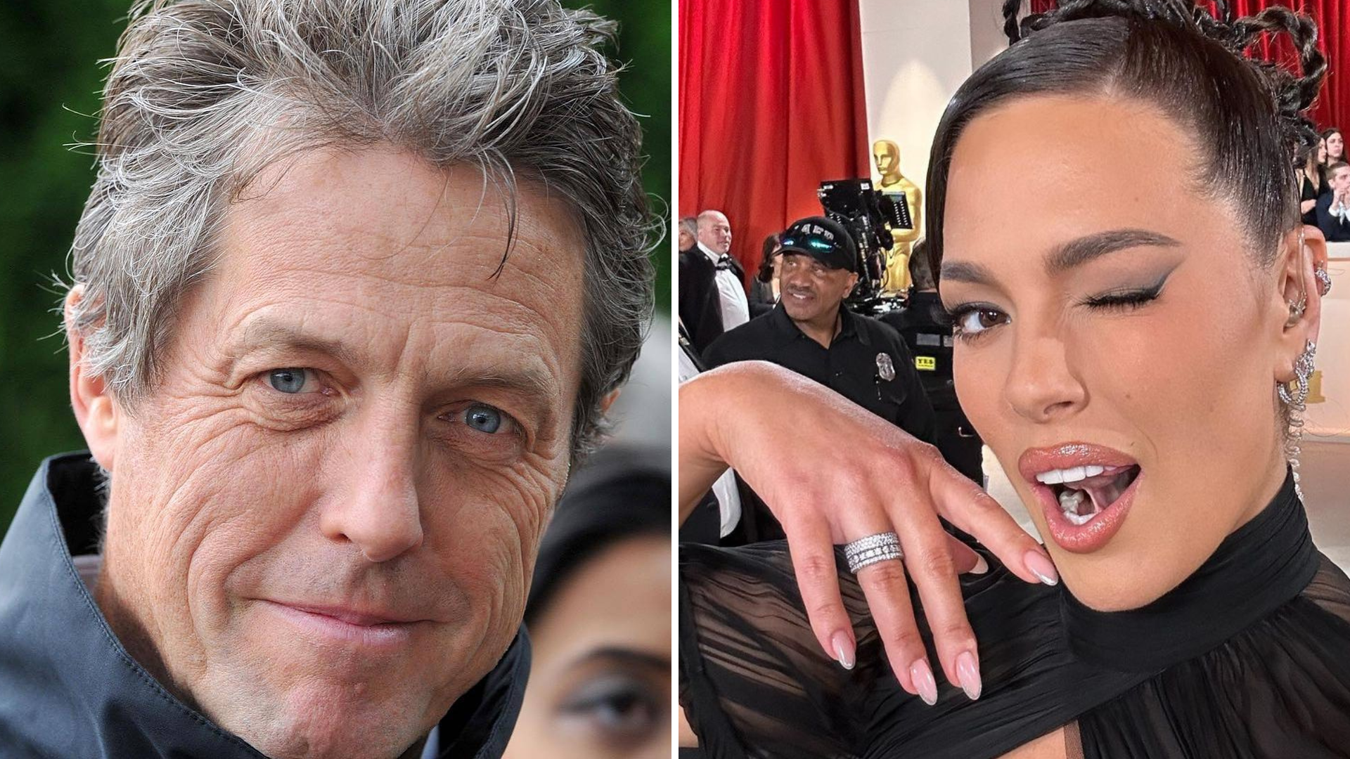 What Did Hugh Grant Say to Ashley Graham at The Oscars?