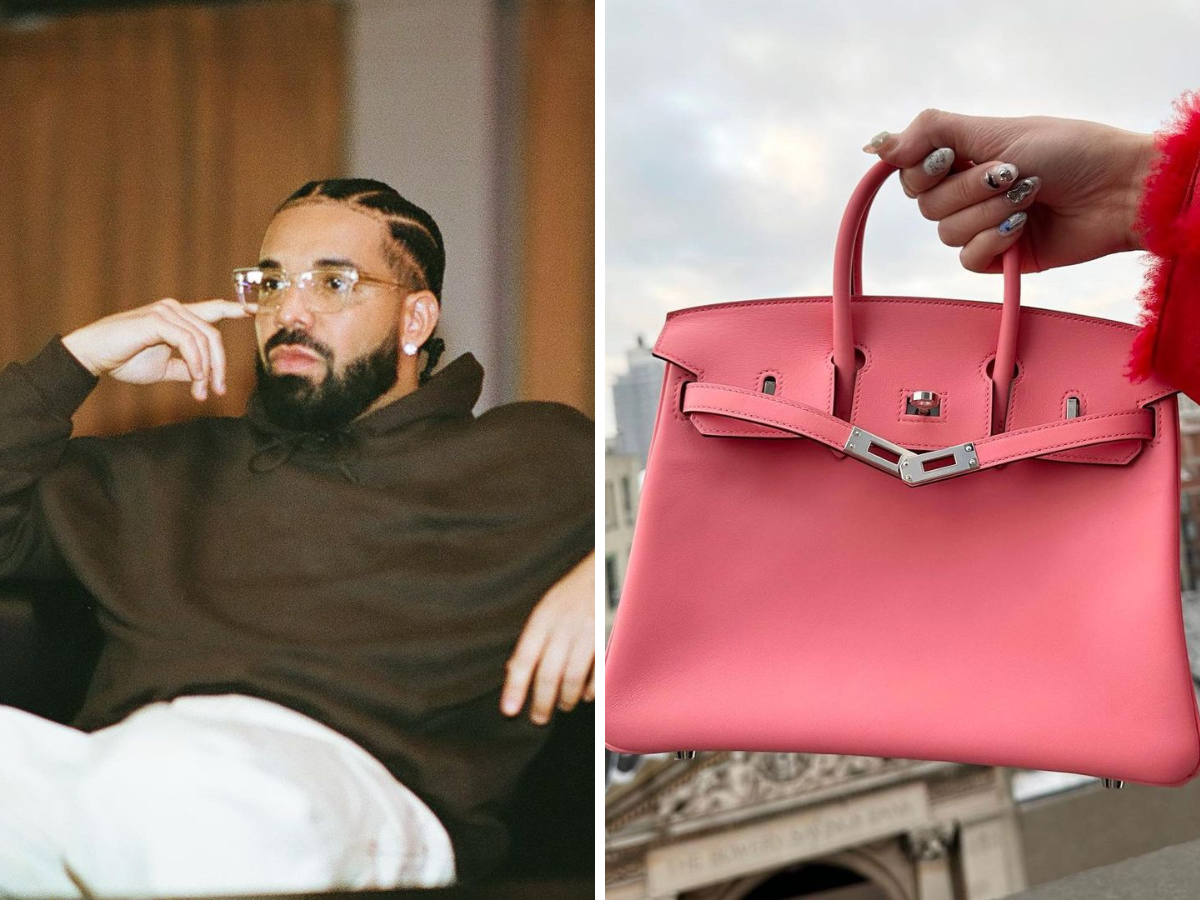 Drake Gifts A Pink Birkin Bag To A Fan At His Concert | Harper's Bazaar ...