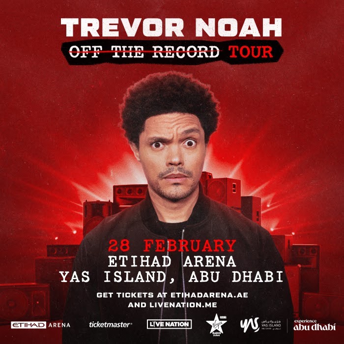 Trevor Noah: Off the Record Tour abu dhabi events 2024