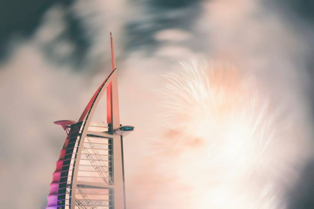 Chinese New Year Fireworks in Dubai
