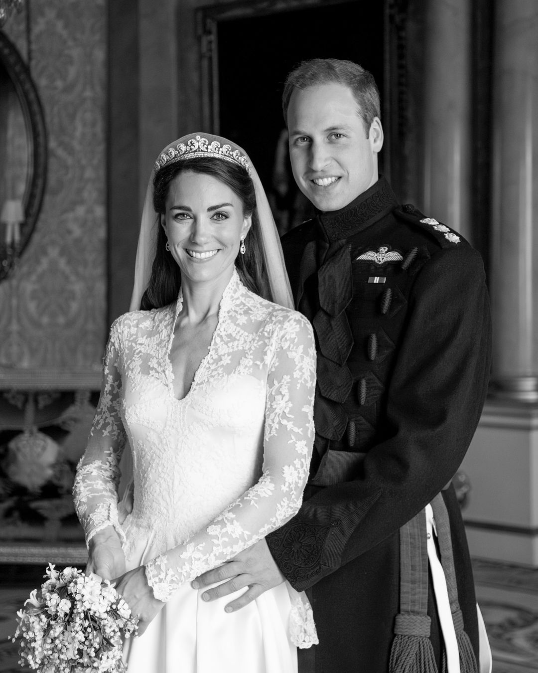 Kate Middleton And Prince William Share New Wedding Portrait For Their