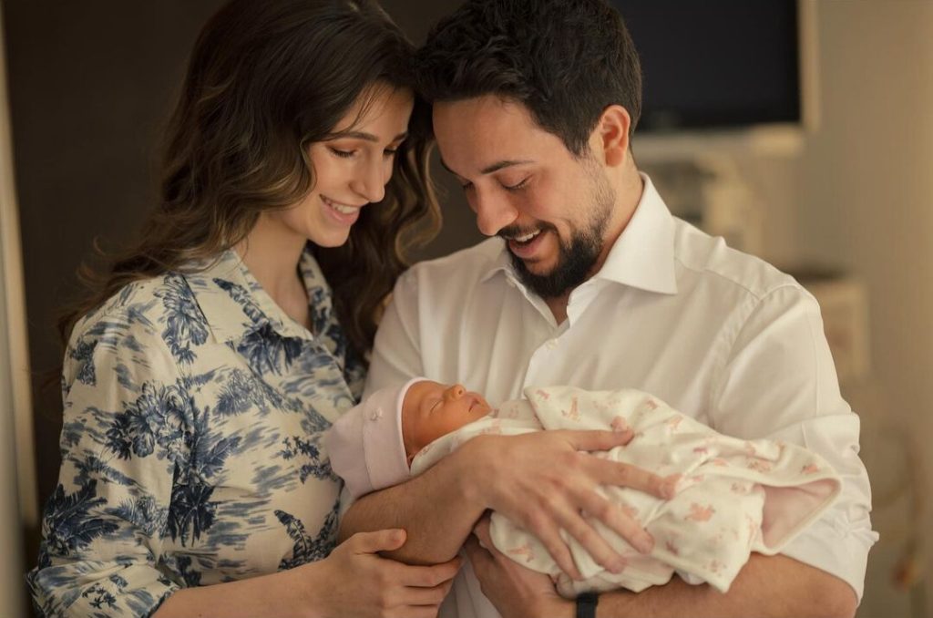 Jordan's Crown Prince Al Hussein Shares A Heartfelt Moment Unveiling Princess Iman's Face