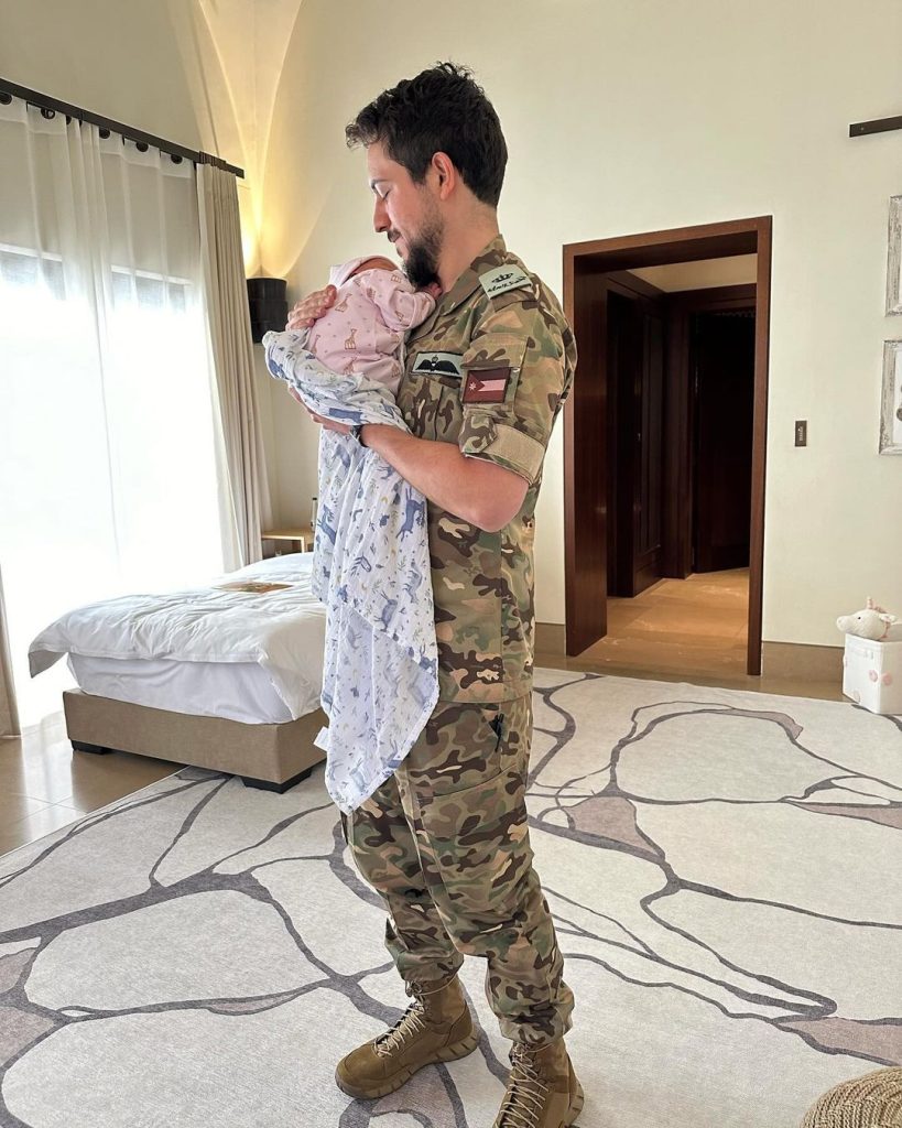 Jordan's Crown Prince Al Hussein Shares A Heartfelt Moment Unveiling Princess Iman's Face
