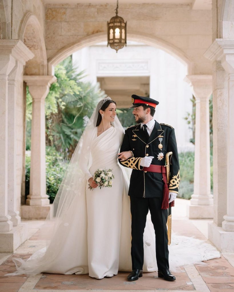 Jordan's Crown Prince Al Hussein Shares A Heartfelt Moment Unveiling Princess Iman's Face