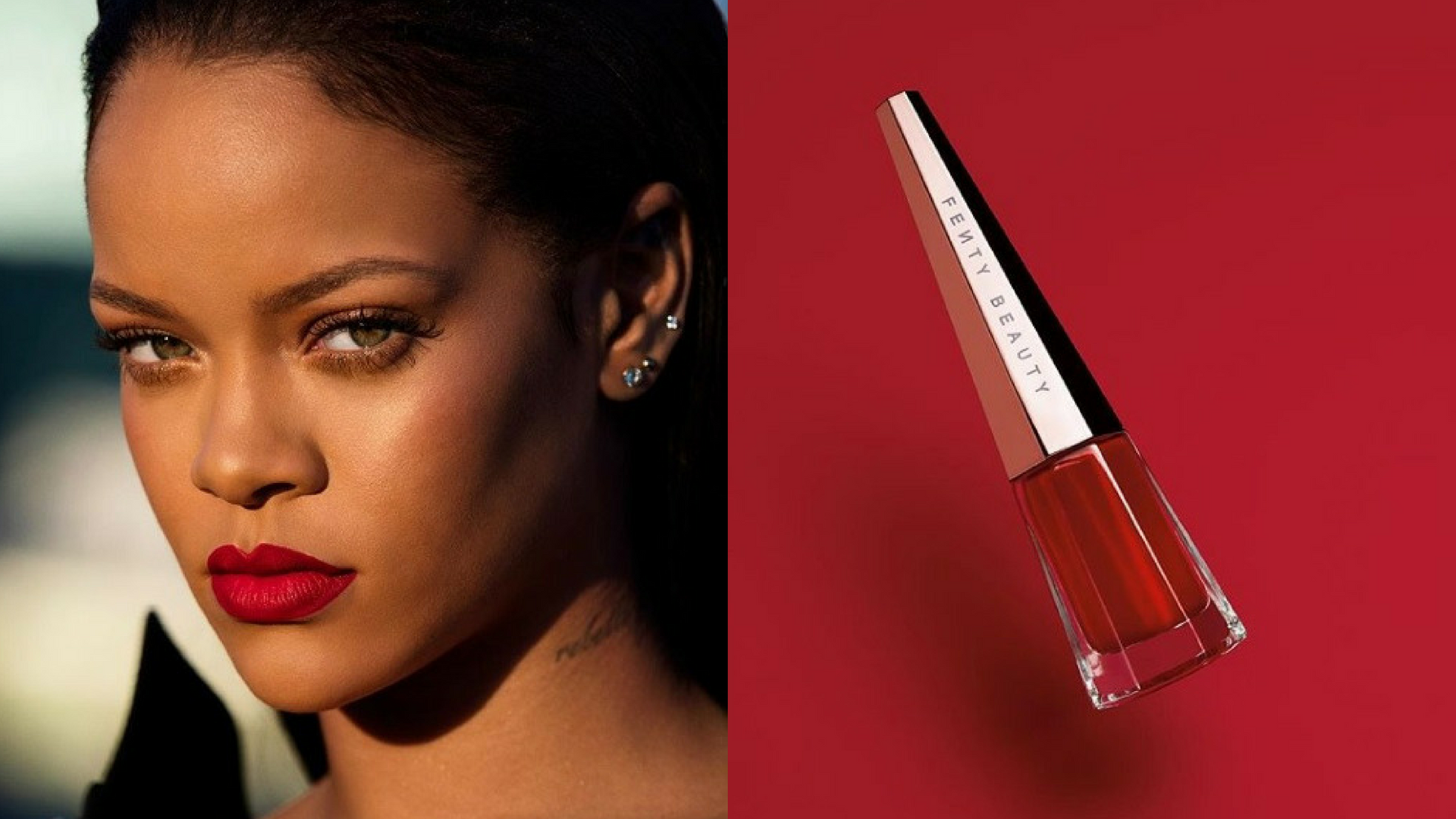 Rihanna's Fenty Beauty Is Dropping A Red Liquid Lipstick