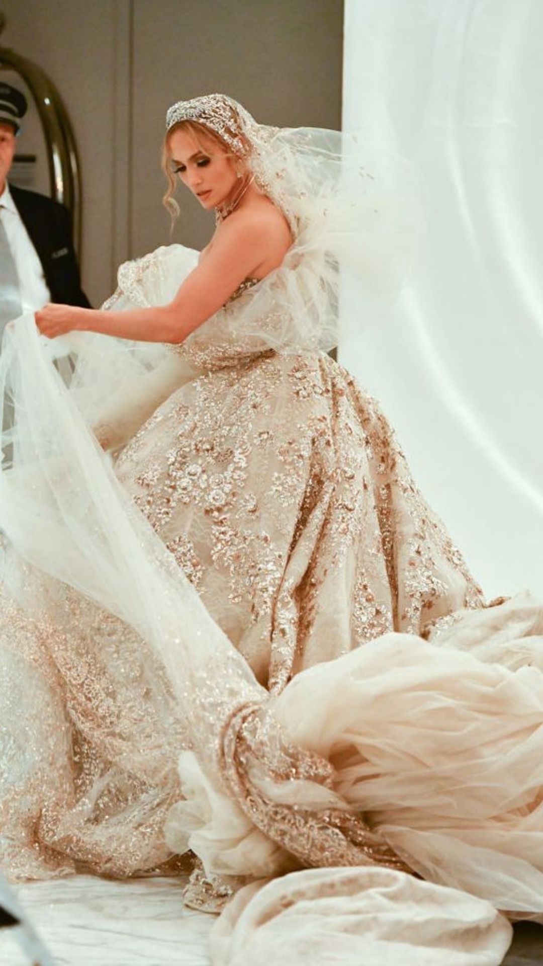 J.Lo Just Wore A Wedding Dress By This Lebanese Designer