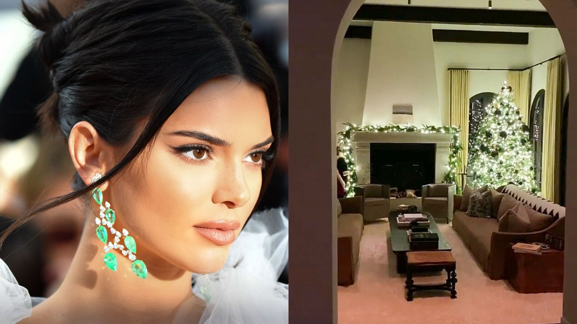 Watch Kendall Jenner Gives A Tour Of The Christmas Decor At Her Dhs32m Mansion Harper S Bazaar Arabia