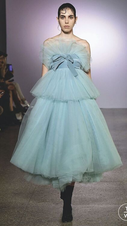 Tulles Dresses To Channel A/W 19's Best Frilly Runway Looks | Harper's ...