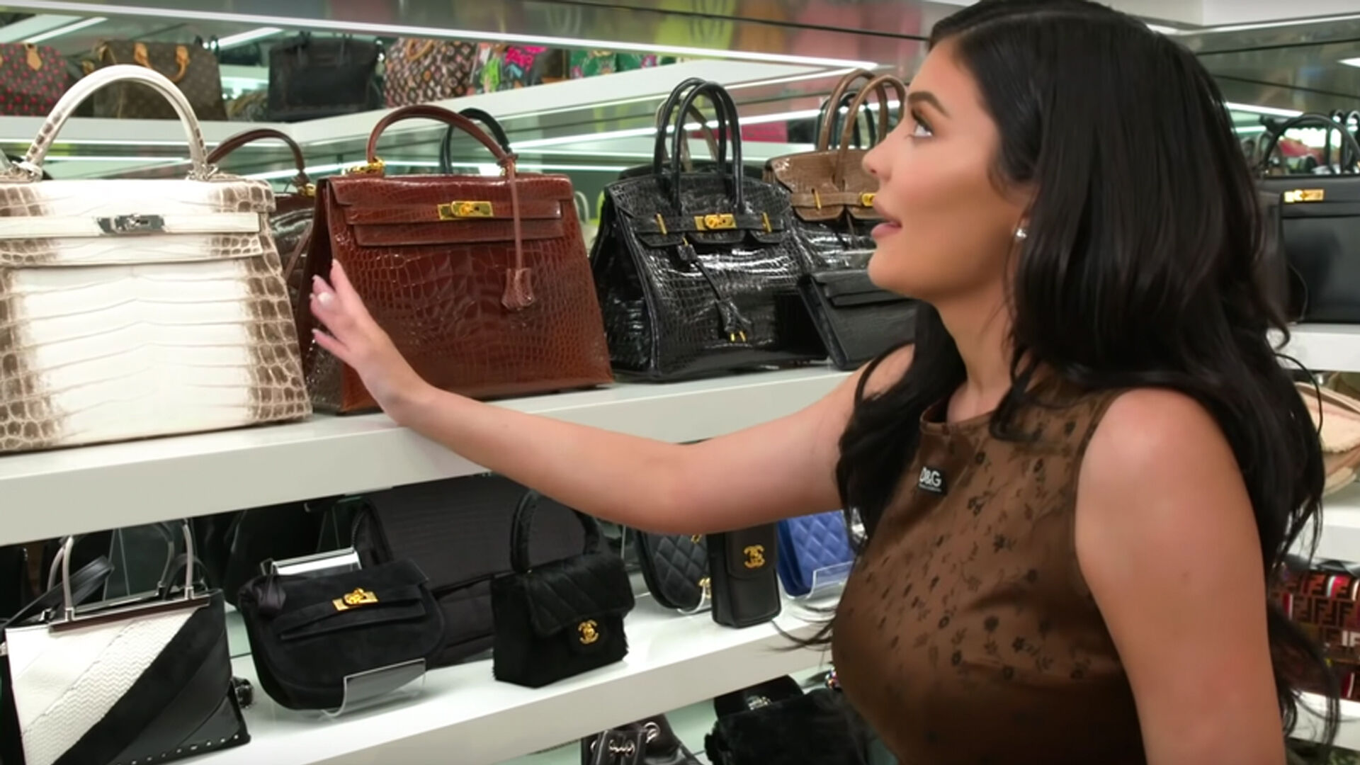 Kylie Jenner Just Shared a Tour of Her Jaw-Dropping Purse Closet ...