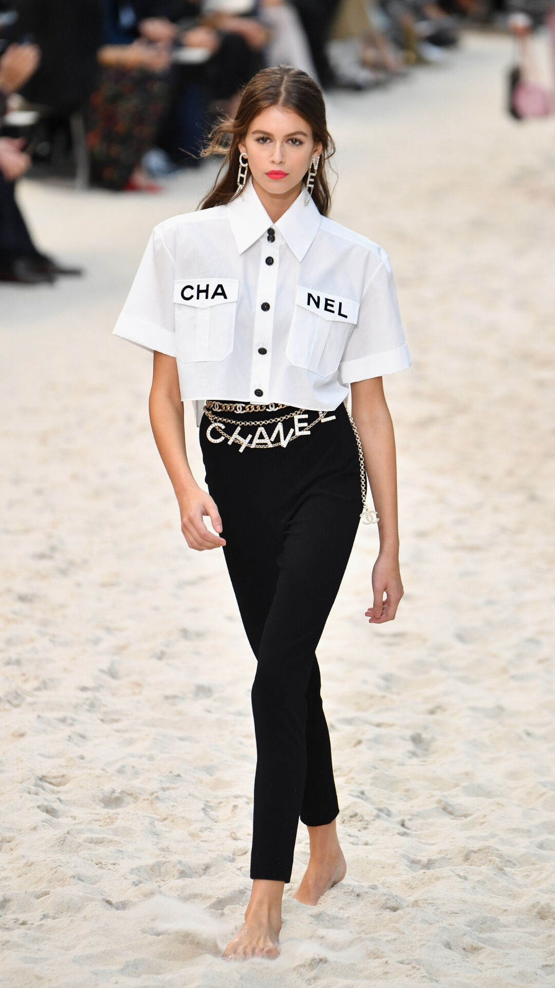 Karl Lagerfeld Turned Le Grand Palais Into A Beach For The Chanel Show