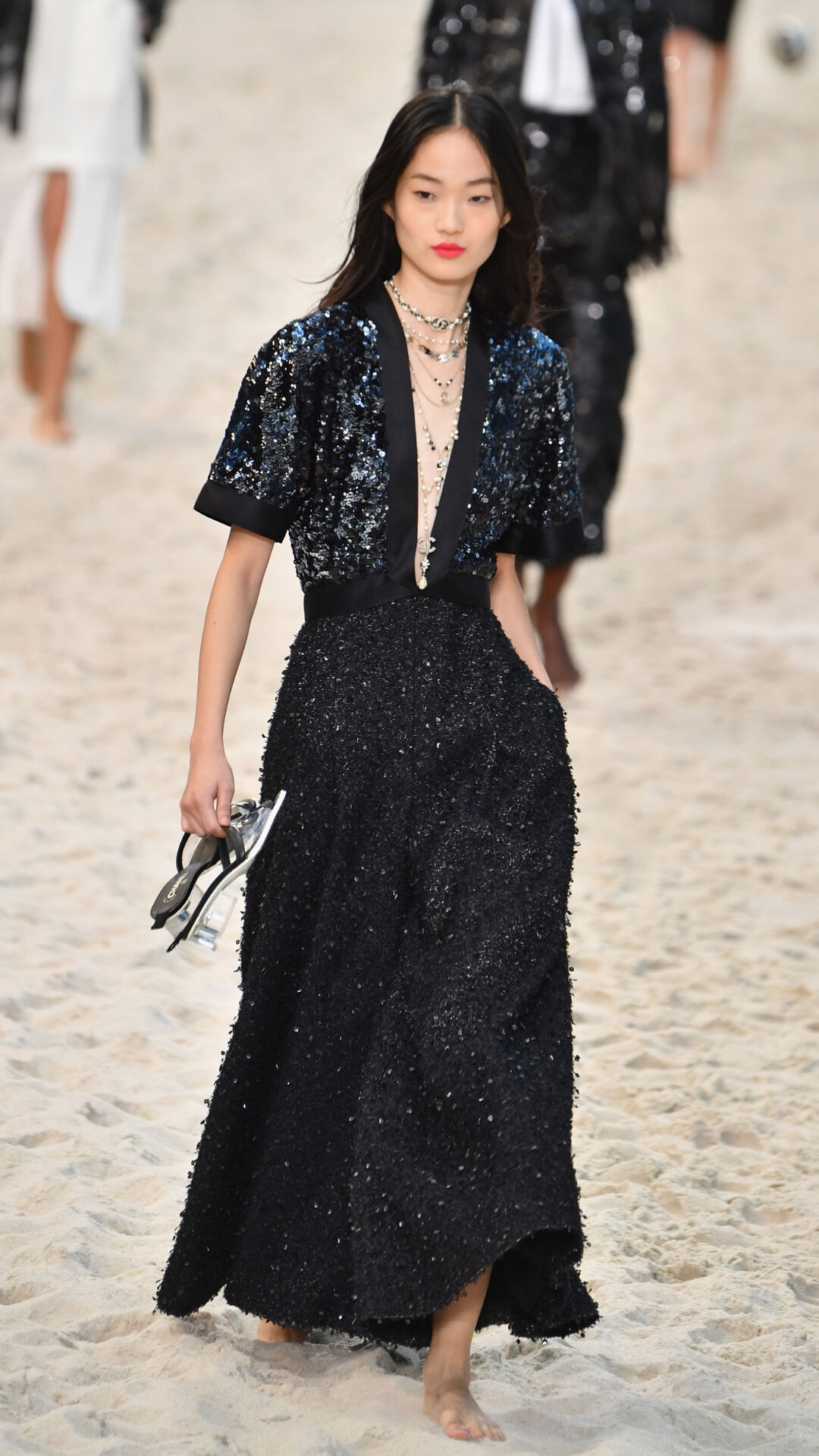 Karl Lagerfeld Turned Le Grand Palais Into A Beach For The Chanel Show
