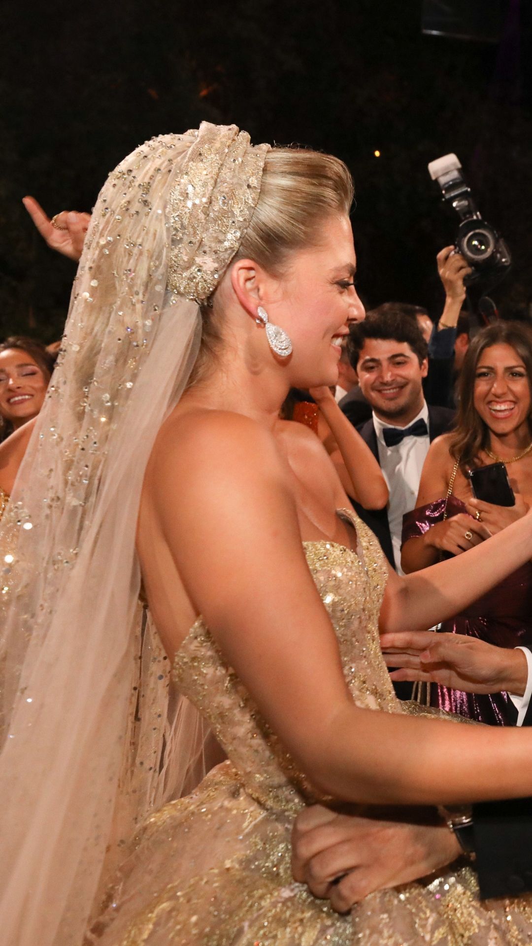 Christina Mourad's Elie Saab Wedding Gown From Every Angle