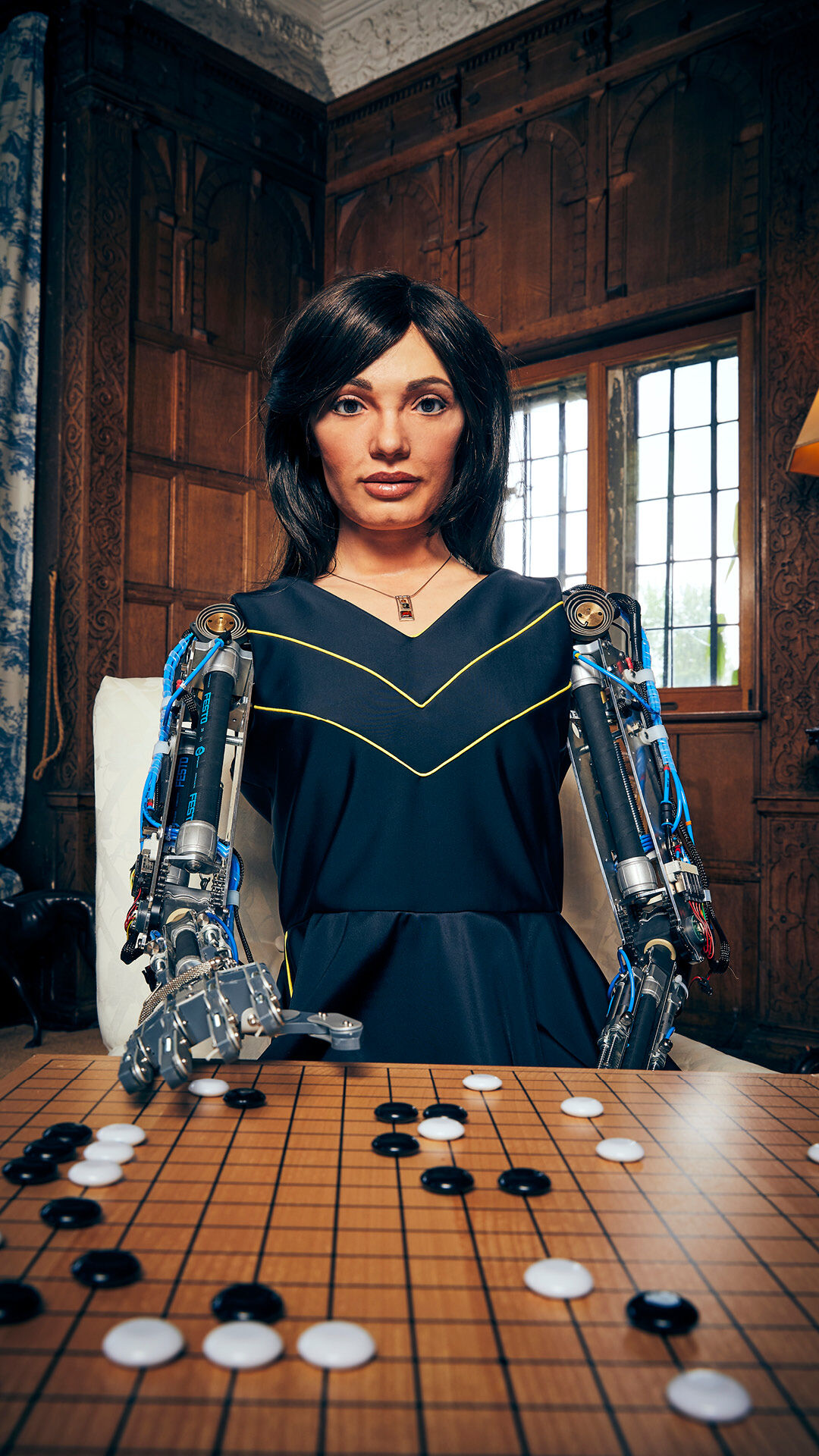 From Our Conversation With Ultra-Realistic Humanoid Robot Artist Ai-Da | Harper's Bazaar Arabia
