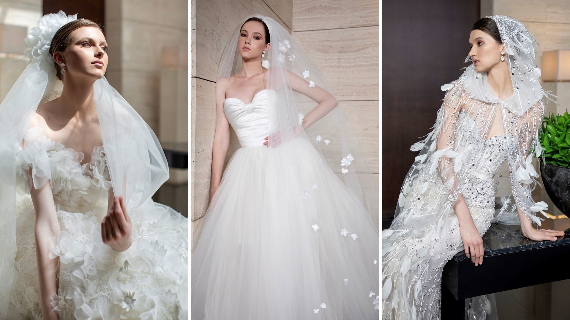 Elie Saab Fall 2021 Wedding Dress Collection
