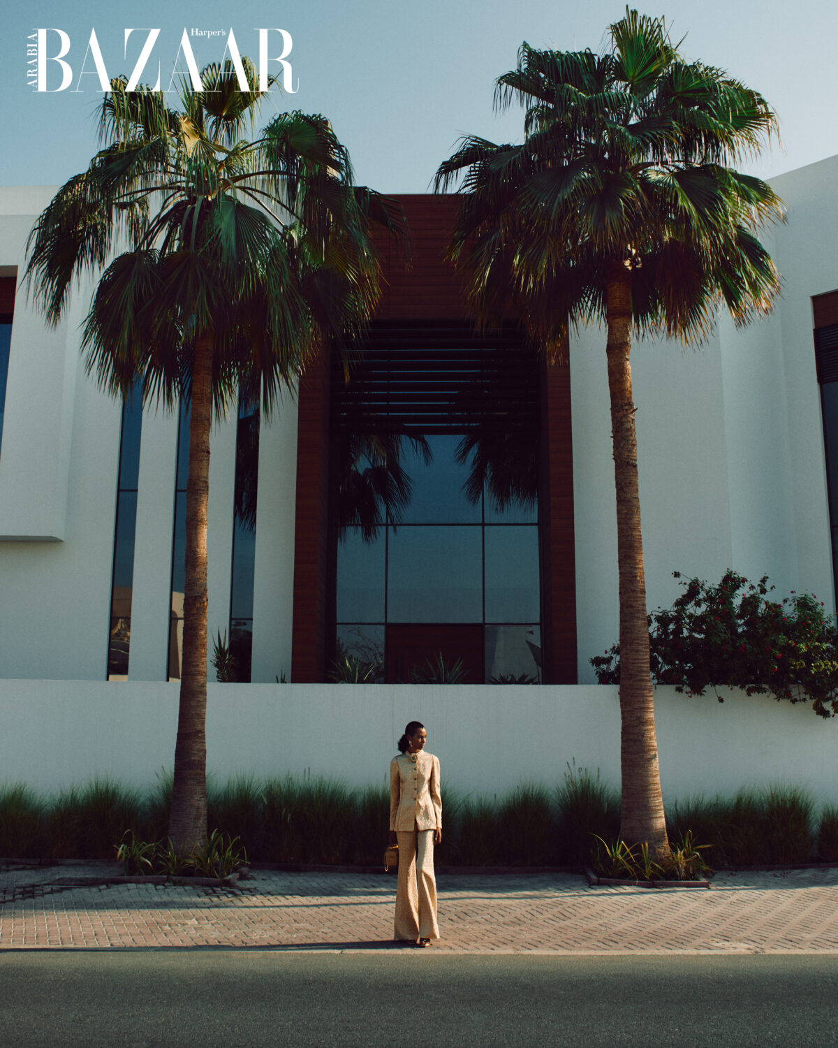 Kate Xavier modelling for Chanel shoot