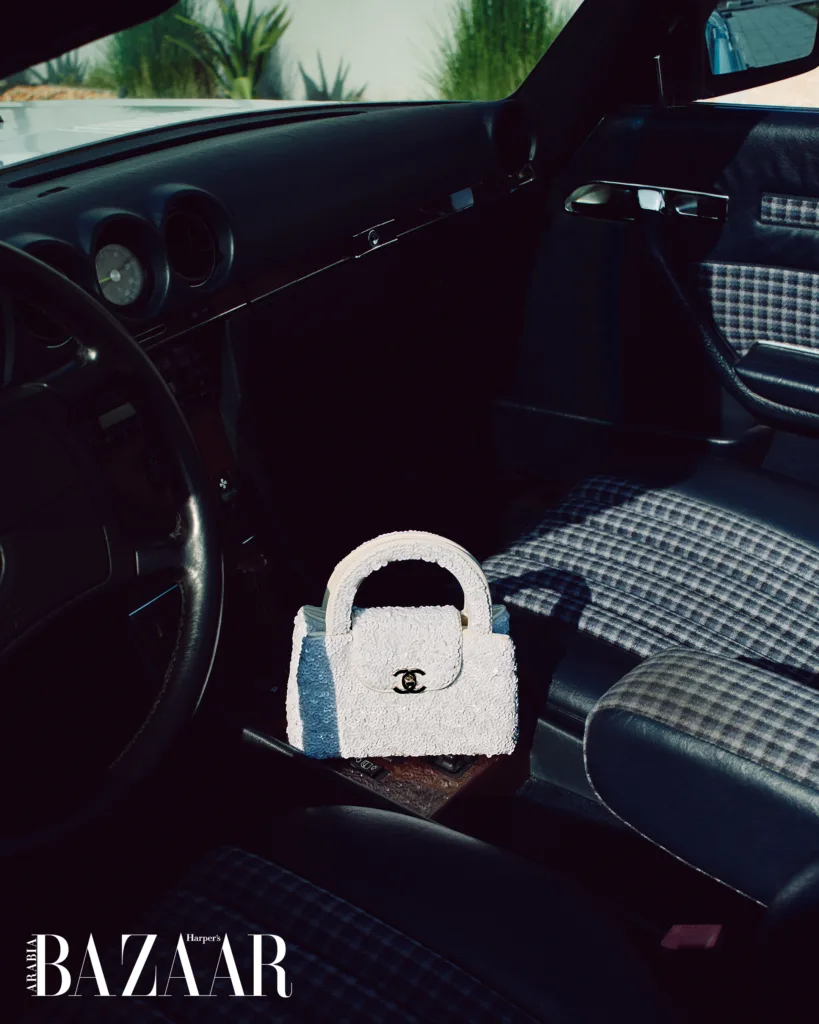 White Sequins Chanel bag