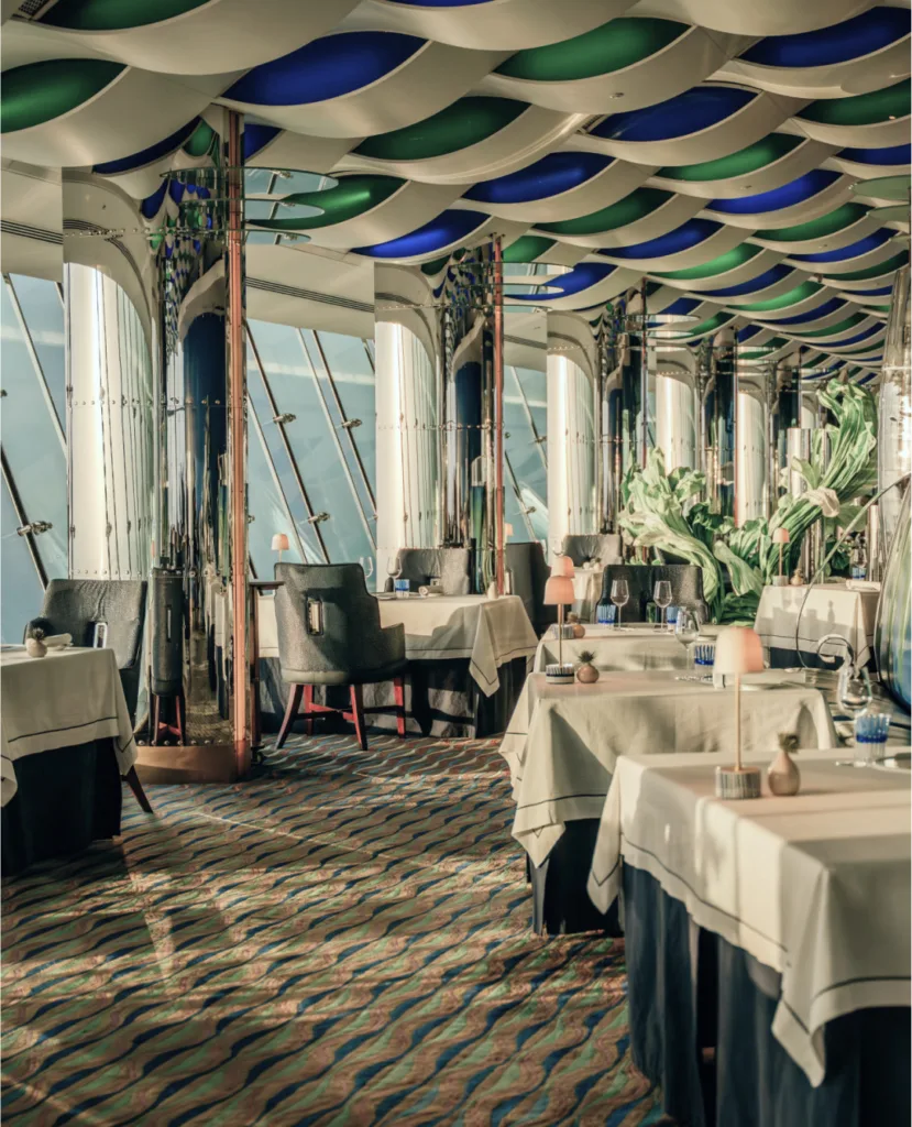 al muntaha burj al arab restaurant interior