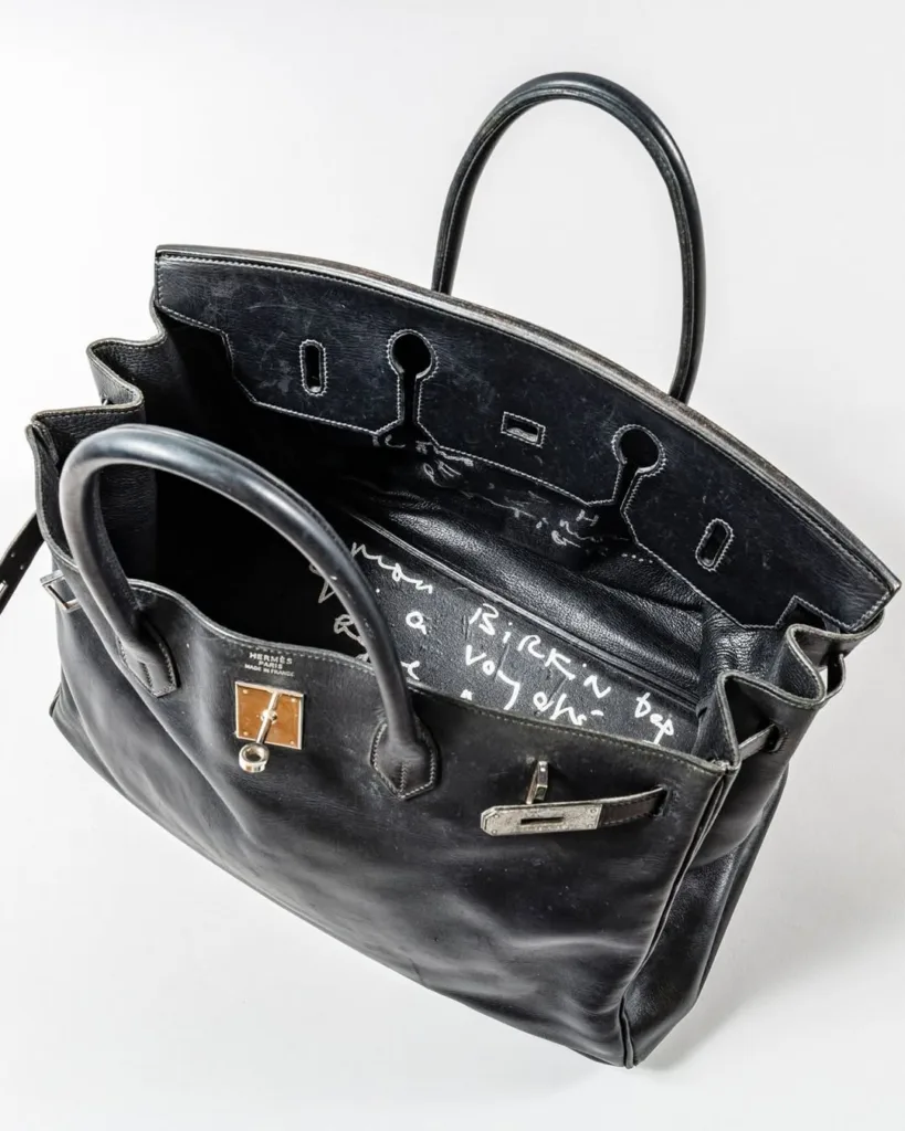 the original jane birkin bag first prototype from 1984