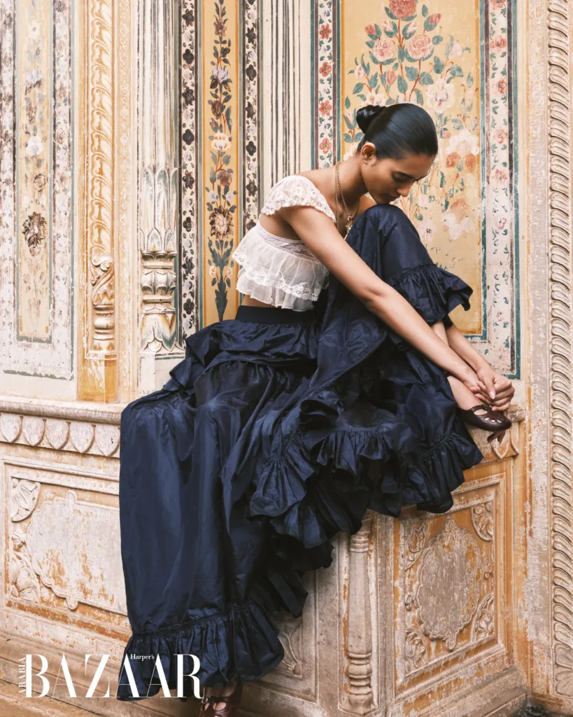 Vaani Rastogi at Purple Thoughts India for Harper's Bazaar Arabia January 2026 Jaipur fashion shoot