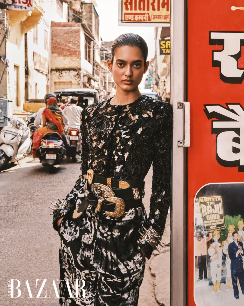 Vaani Rastogi at Purple Thoughts India for Harper's Bazaar Arabia January 2026 Jaipur fashion shoot