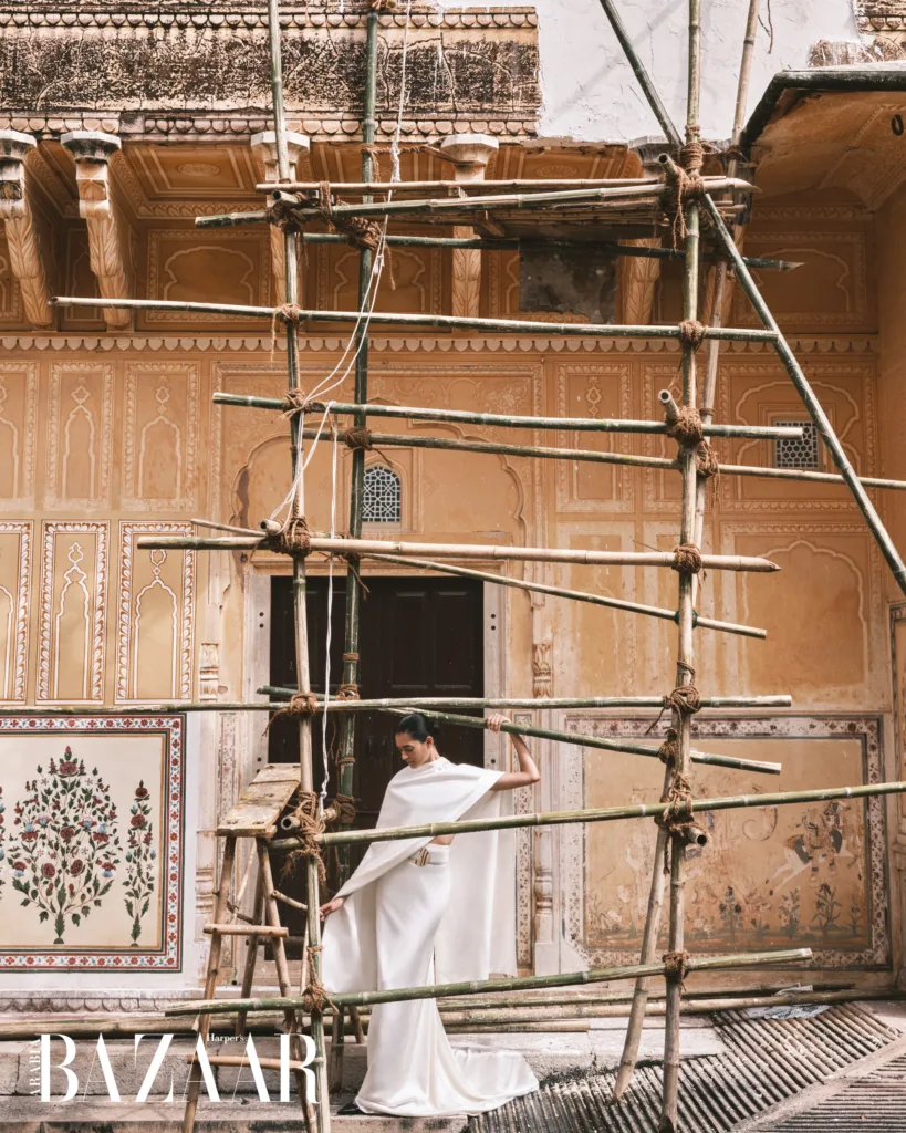 Vaani Rastogi at Purple Thoughts India for Harper's Bazaar Arabia January 2026 Jaipur fashion shoot