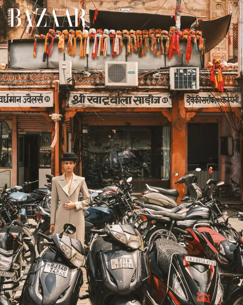 Vaani Rastogi at Purple Thoughts India for Harper's Bazaar Arabia January 2026 Jaipur fashion shoot