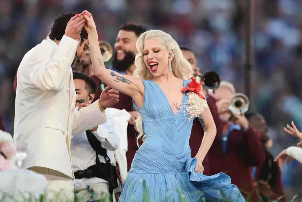 Lady Gaga at the Super Bowl 2026