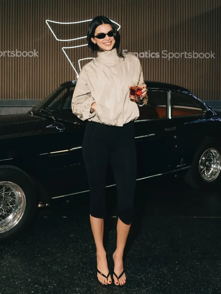 Kendall Jenner at the Super Bowl 2026