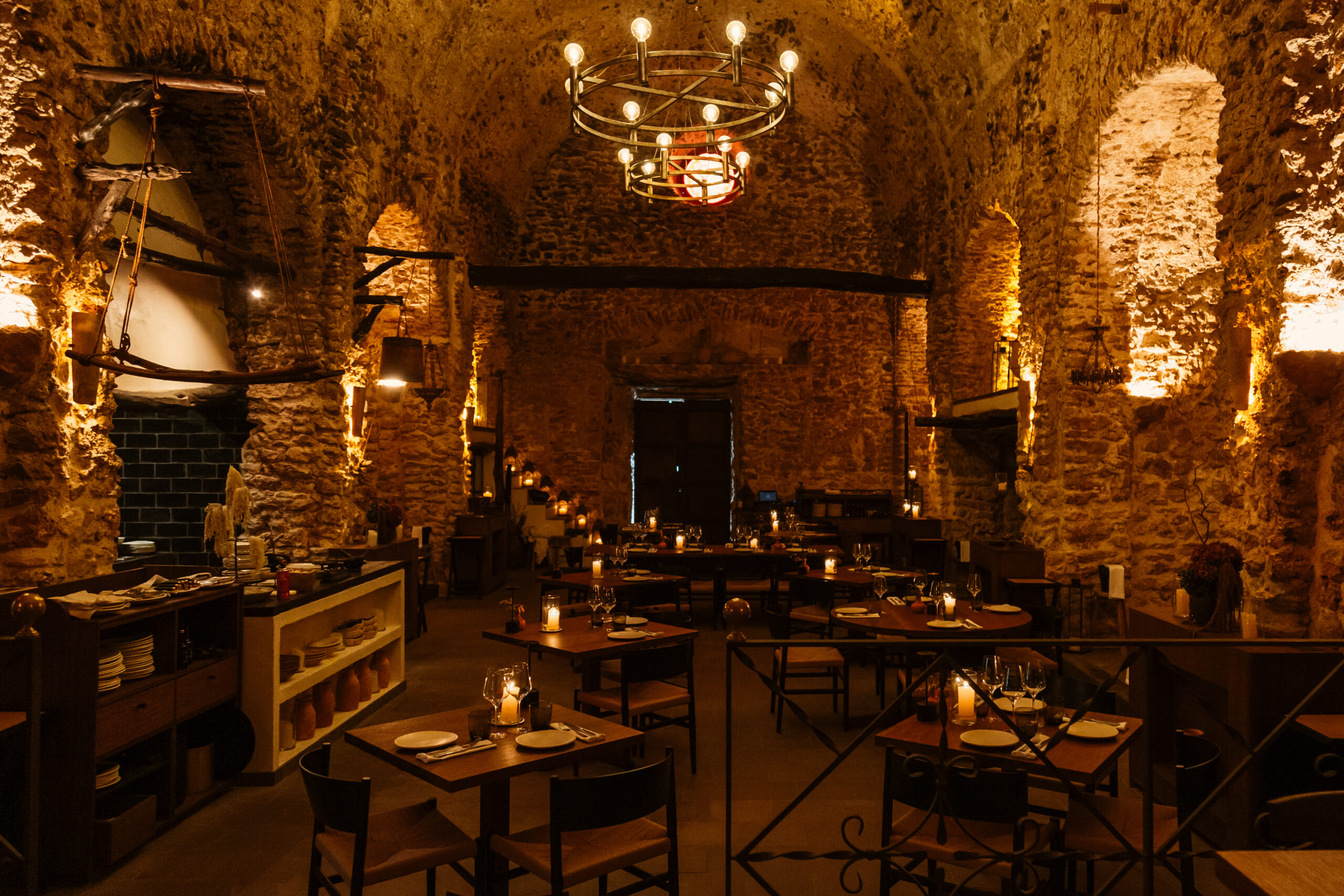 sa Capella's stunning stone interiors