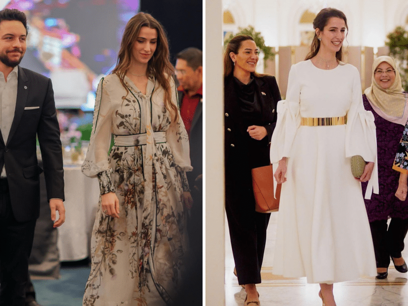 Every Outfit Princess Rajwa Al-Hussein Of Jordan Wore in Singapore