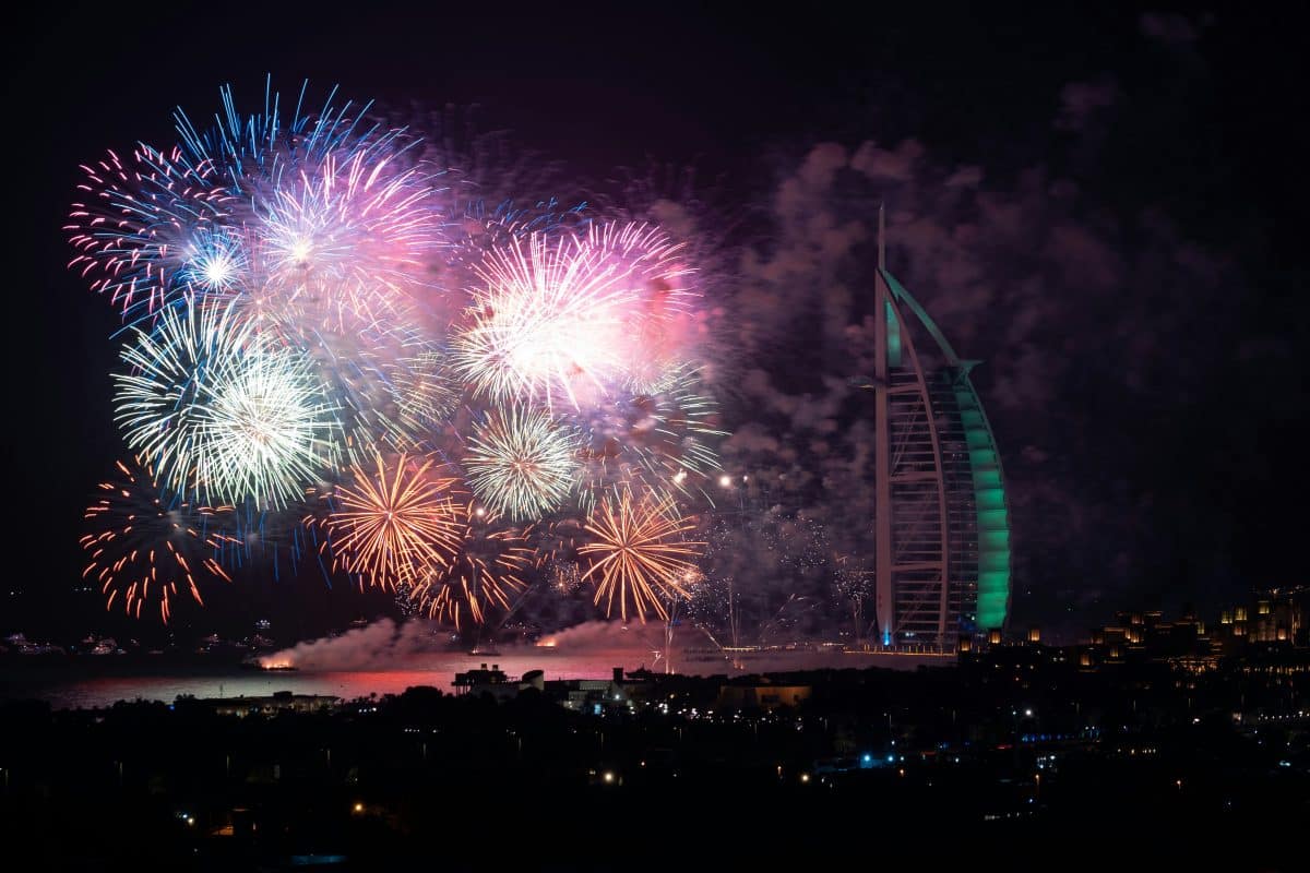 Chinese New Year Fireworks in Dubai
