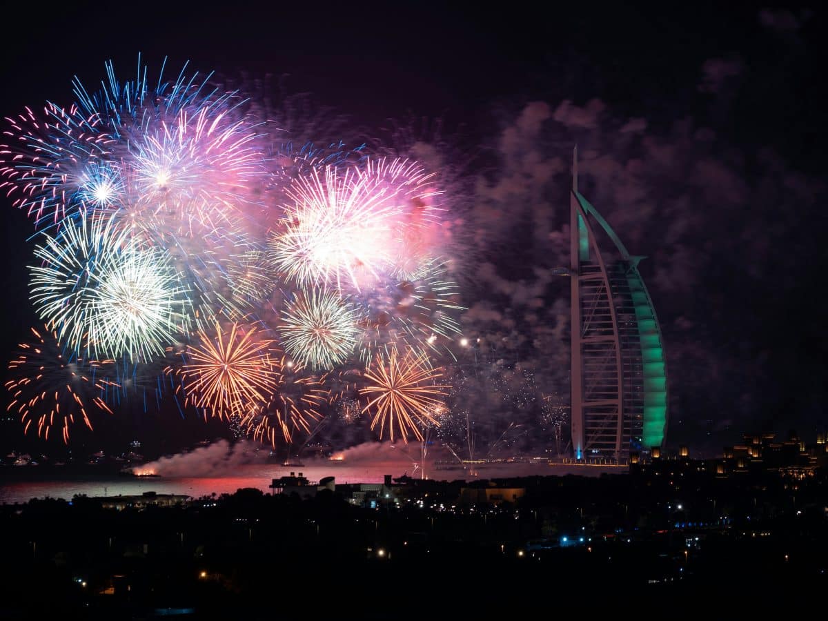 Chinese New Year Fireworks in Dubai