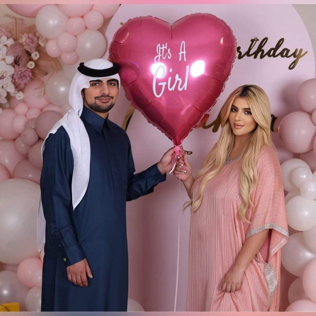 Sheikha Mahra and Sheikh Mana Visit the Dubai Opera Baby Girl
