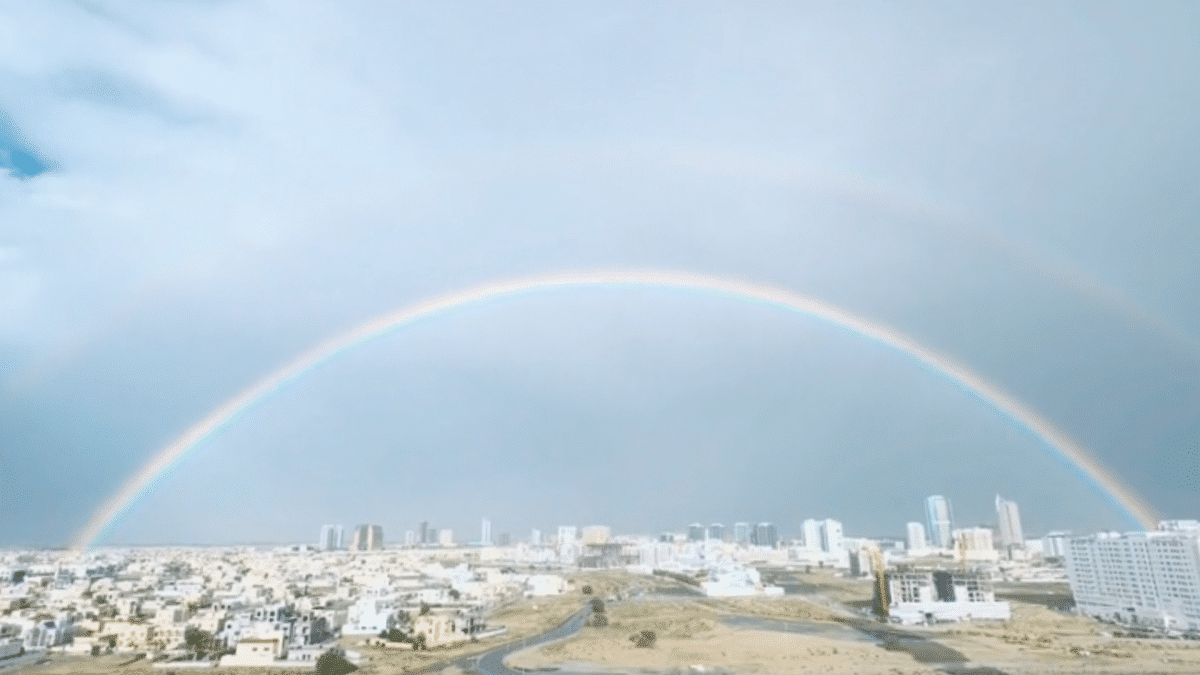 Double Rainbow in Dubai
