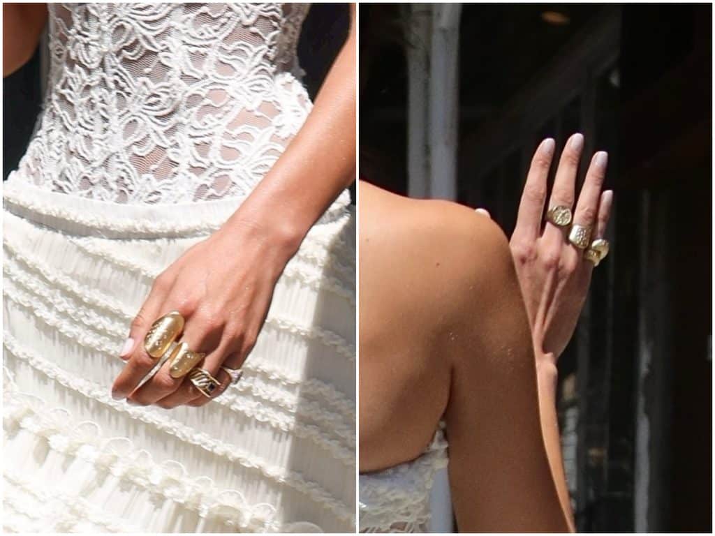 Bella Hadid Maison H Jewels