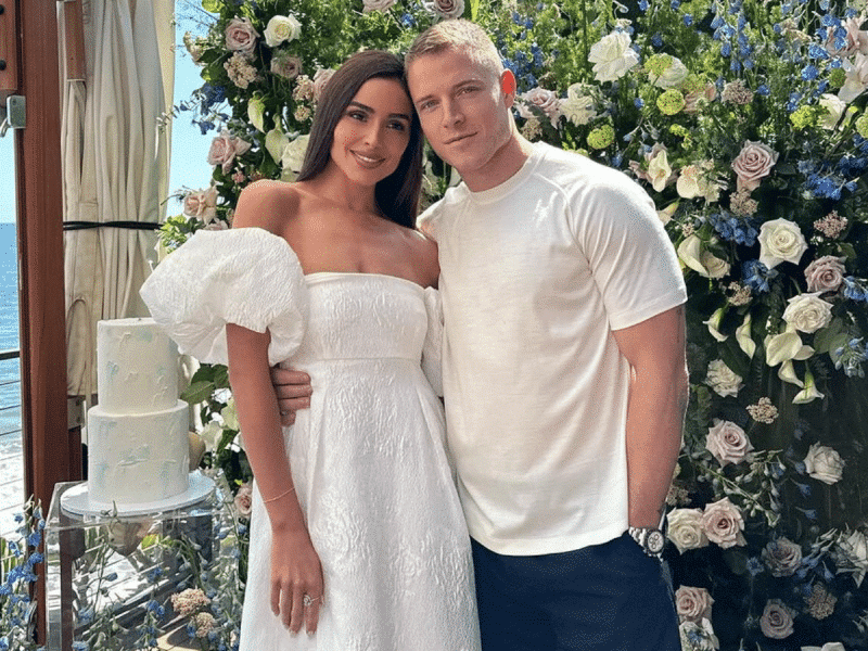 Watch Inside Christian McCaffrey and Olivia Culpo's Wedding
