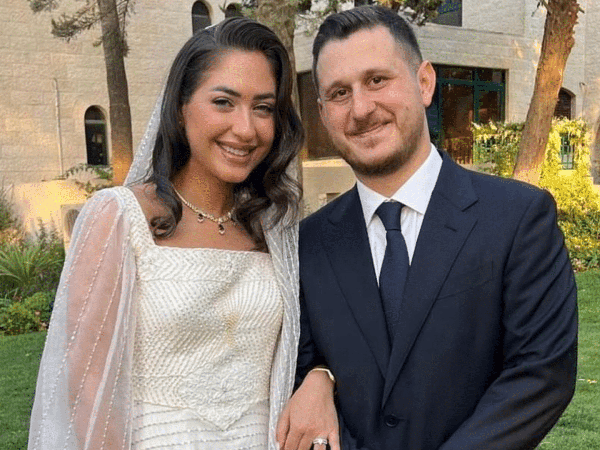 Crown Prince Al Hussein’s Cousin Aoun Juma Marries Fiancée Lena Abbas