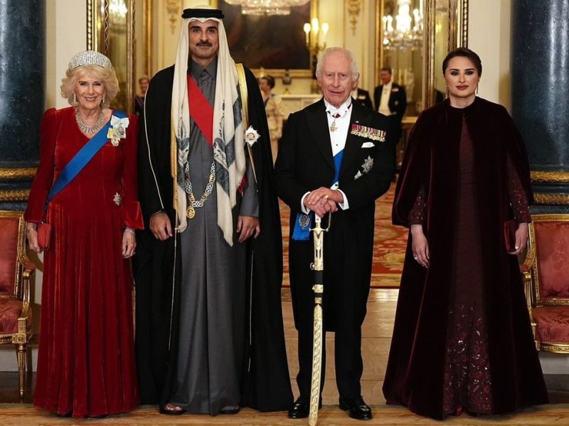 Sheikha Jawaher bint Hamad Al Thani Wore During Her State Visit To The UK